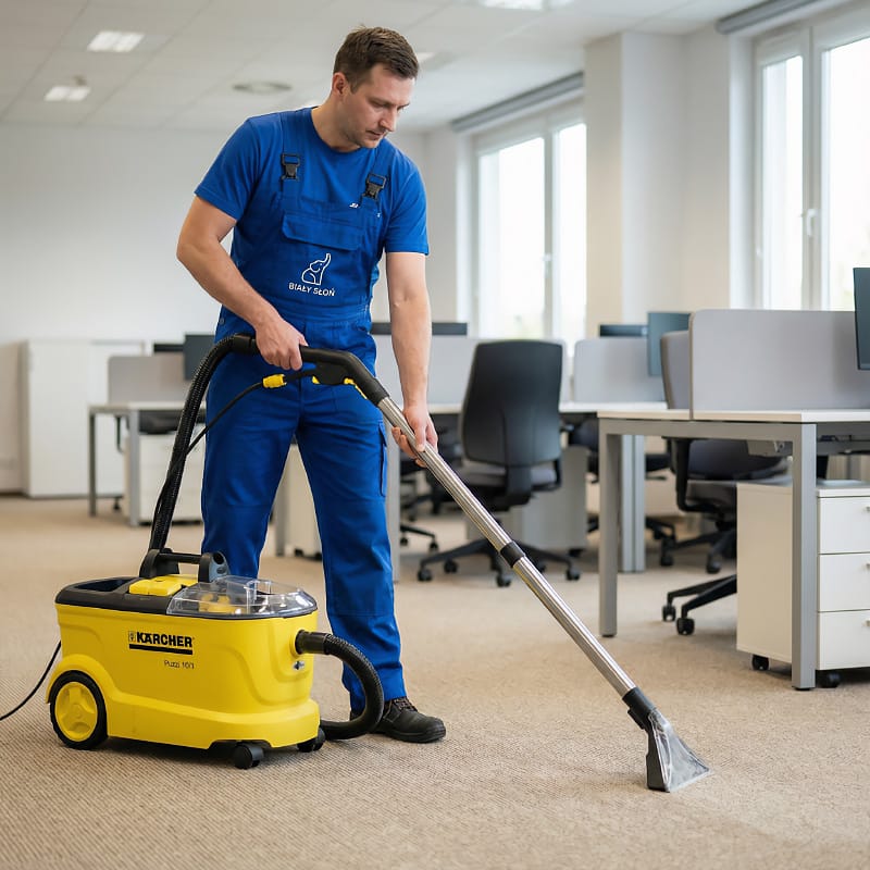 Pranie tapicerki meblowej, materacy, wykładziny i dywanów na Woli w Warszawie  bialy-slon-p7