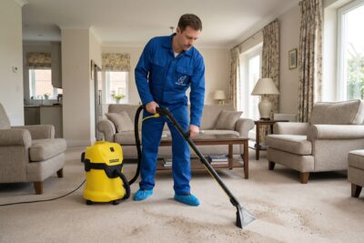 Jak usunąć plamy z błota i ziemi z jasnego dywanu?  bs1-67